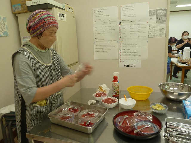 準備の様子